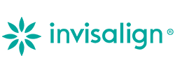 The official Invisalign Logo, which is offered at South Shore Prosthodontics